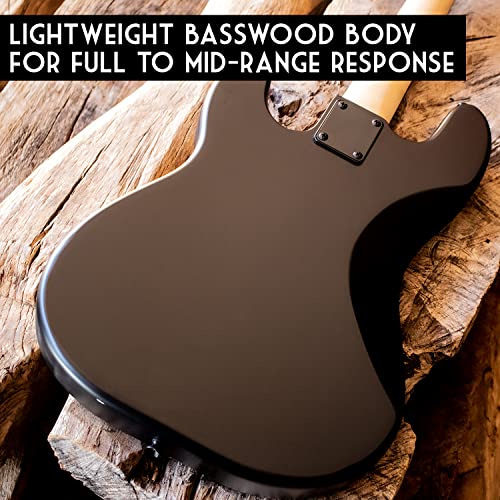 Sawtooth ST-PB-SGRP Guitare basse électrique 4 cordes EP Series Vert surf avec pickguard blanc nacré pour droitier - Les Beatles, Paul McCartney, John Lennon, RIngo Starr, George Harrison Sawtooth ST-PB-SGRP Guitare basse électrique 4 cordes EP Series Vert surf avec pickguard blanc nacré pour droitier – Image 6