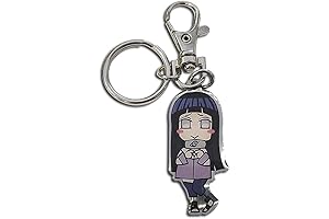 Naruto Shippuden: Hinata Hyuga Metal Keychain - A Cherished Keepsake for Anime Fans