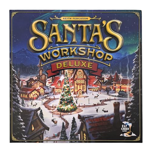 Santas Workshop Deluxe Edition - A Festive Worker Placement Game for Families and Hobby Gamers