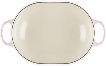 Le Creuset Enameled Cast Iron Oval Casserole with Lid, 3.75 qt., Shallot