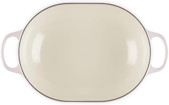Le Creuset Enameled Cast Iron Oval Casserole with Lid, 3.75 qt., Shallot