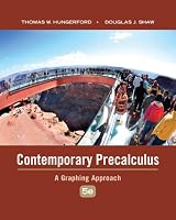 Bundle: Contemporary Precalculus: a Graphing Approach, 5th + Enhanced WebAssign Homework and EBook Access Card for One Term Math and Science : Contemporary Precalculus: a Graphing Approach, 5th + Enha 1111019460 Book Cover