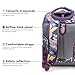 J World Sunrise Kids Rolling Backpack for Girls Boys. Roller Bookbag With Wheels For School, Secret Garden