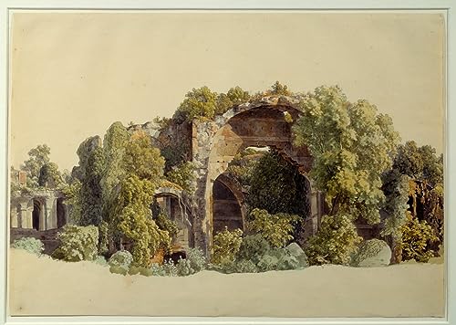 Impresiones lienzo de Ruinas de Villa Anchiana 60x90cm para una decoración clásica y elegante