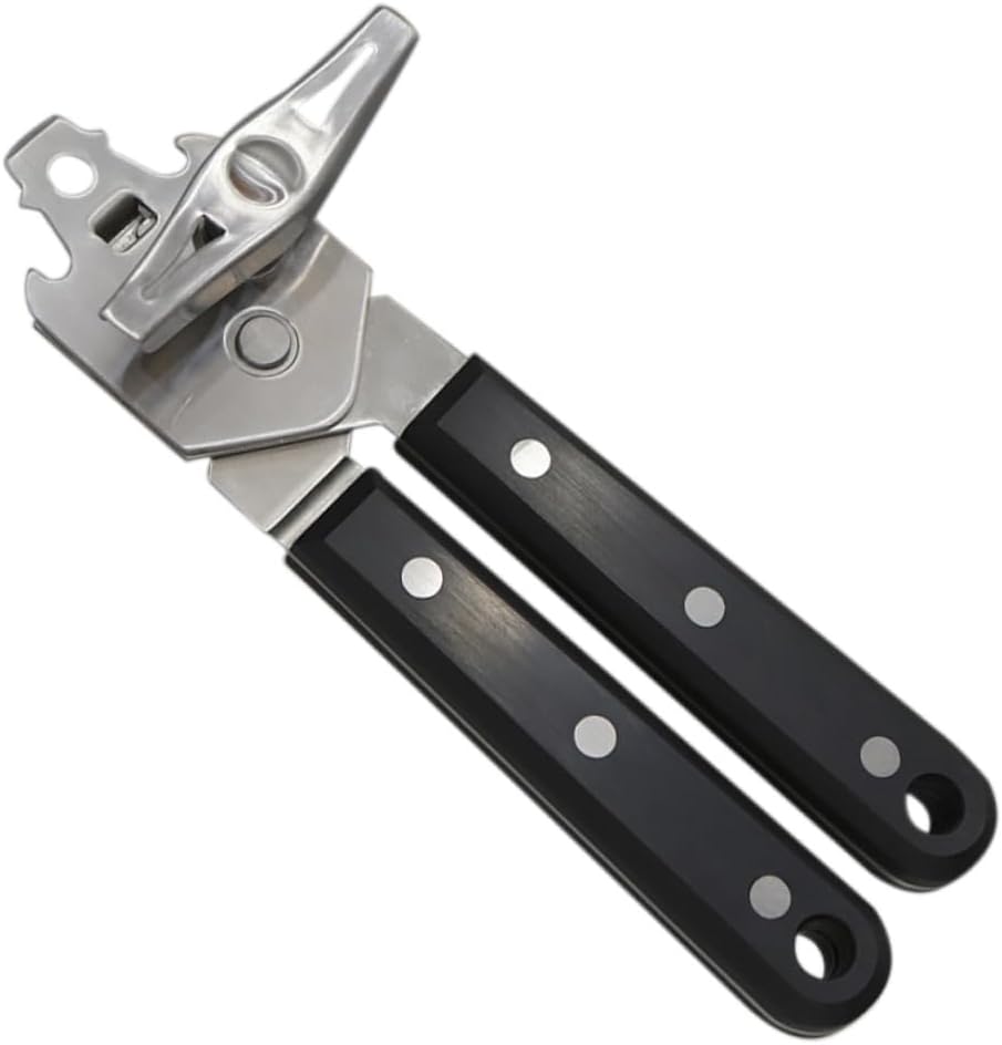 Multi-function Manual Can Opener Heavy Duty Stainless Steel Tin Jar Opener Comfortable Grip for Effortless Use Kitchen Essential Tool for Daily Tasks