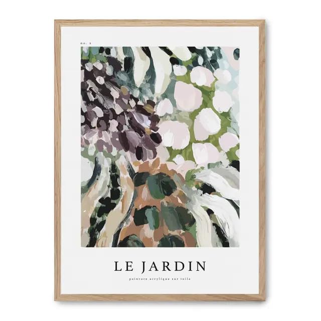 Cuadro le jardin vi Toile Artistique Premium pour Décoration Chic