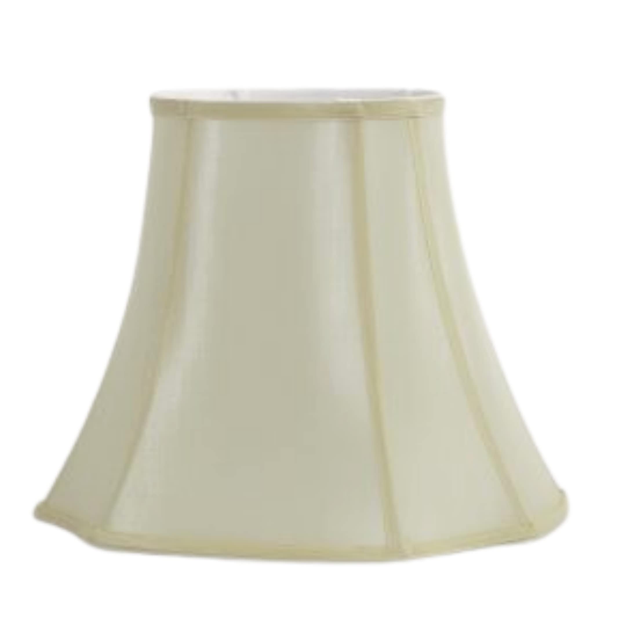 Loxton Lighting Cream Ovs Oval Faux Silk Lined Lampshade In (13Inch)