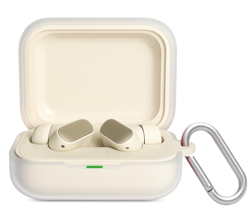 yellowinc case cover compatible with realme buds air 7 (earbuds not included) (tpu transparent)