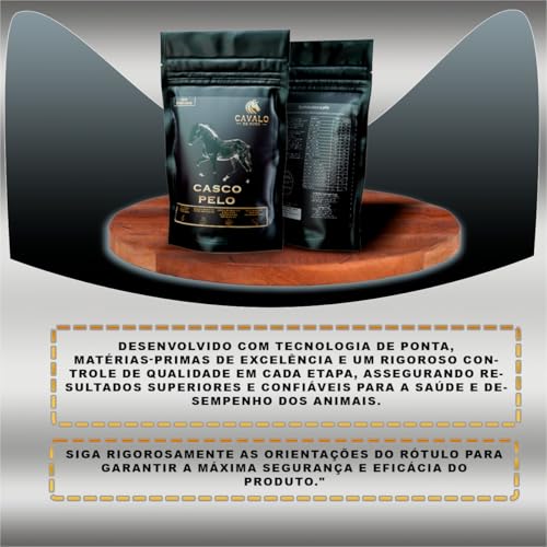 Sócoxo Mix Cavalo de Ouro Casco e Pelo Para Potros Equinos Cavalos Crescer Forte Saudável Manga Larg