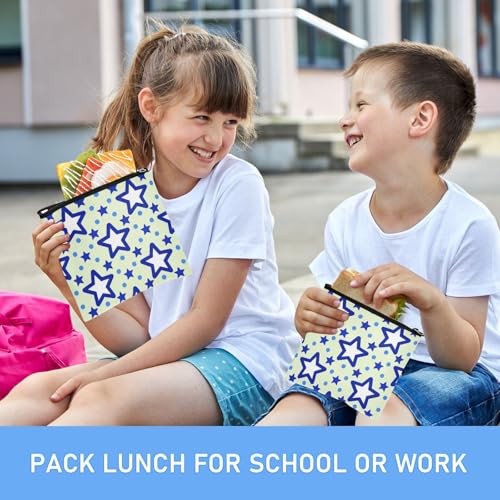 Bolsas reutilizables con cierre para snacks 3 unidades miniatura 6