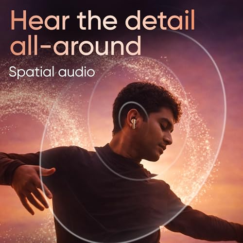 Image of Mivi SuperPods Harmony TWS Earbuds [New Launch] with 35dB Quad-mic ANC, Spatial Audio & 3D Soundstage, 65 Hours Playtime, Bluetooth v5.4, Made in India True Wireless Ear Buds