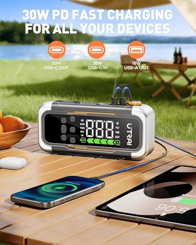 Portable Jump Starter with 150PSI Compressor