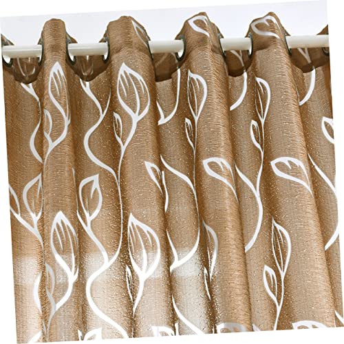 Gasa mosquitera para ventanas: cortina estampada funcional contra insectos para salón 7