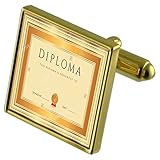 Seleccione bolsa de regalo Select Gifts Certificado de Diploma Premio Oro Gemelos de Tono en la Bolsa