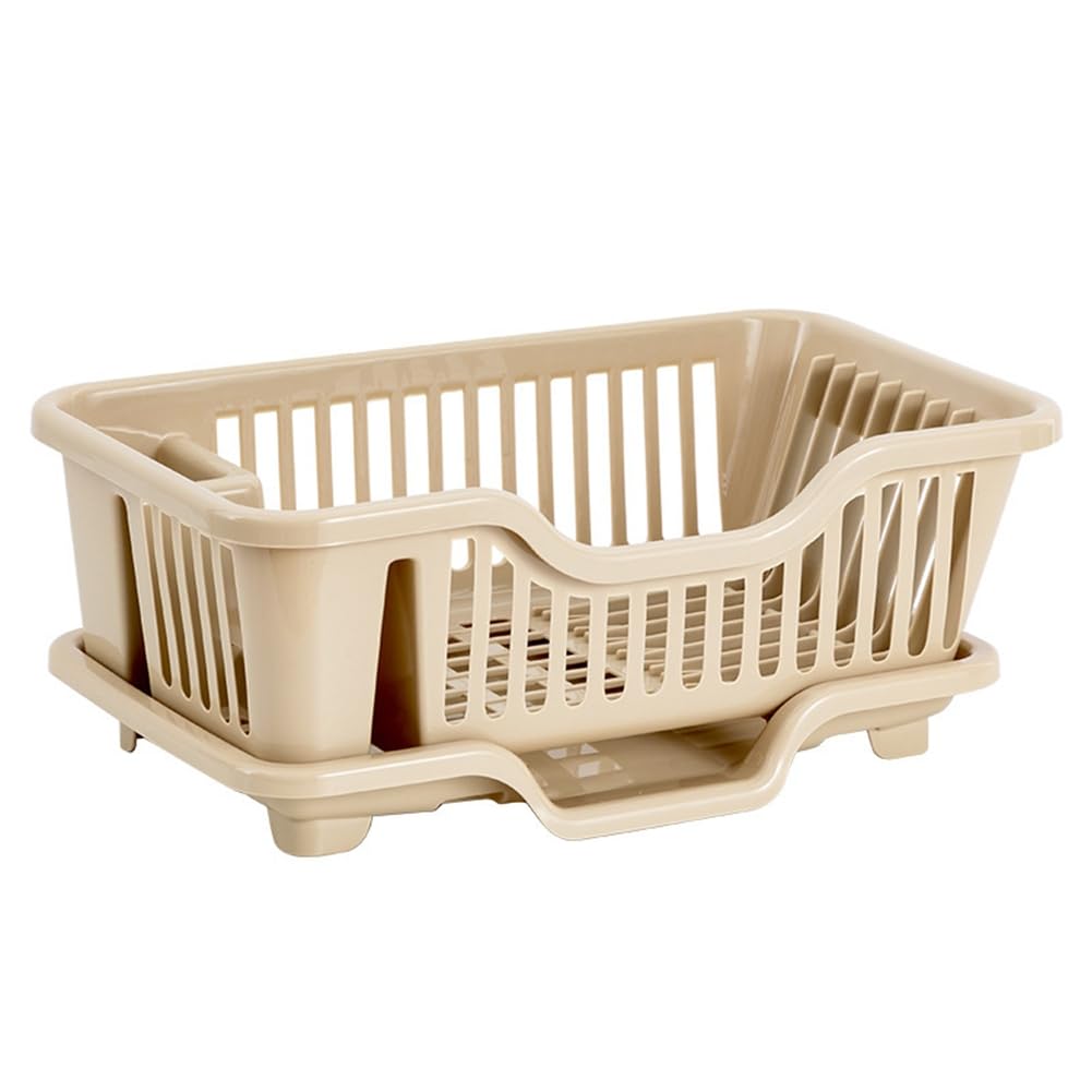 CTRLZS Dish Drying Rack-Dish Rack with Auto-Drain Organizer Rack Dish Rack and Drainaboard Set for Kitchen Counter Restaurant C