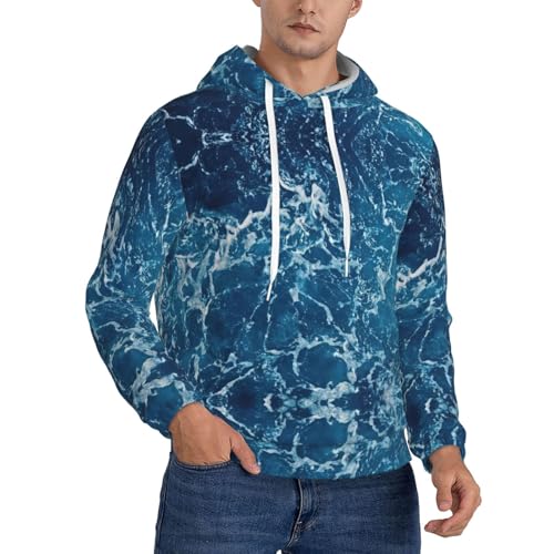 Sweat à capuche tendance avec motif océan pour vos sorties et balades d'hiver