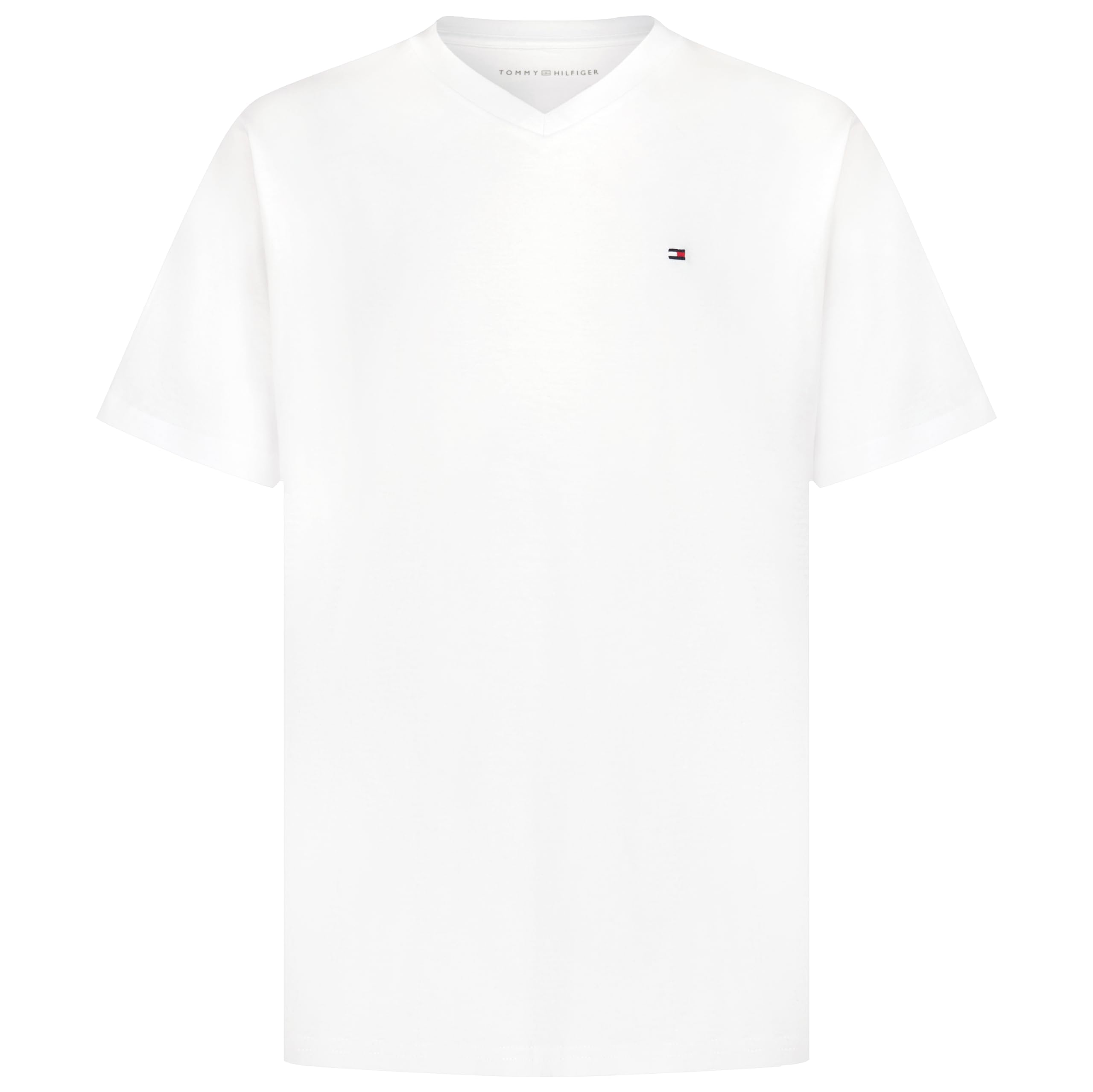 Boys' Short Sleeve Flag Solid V-Neck T-Shirt