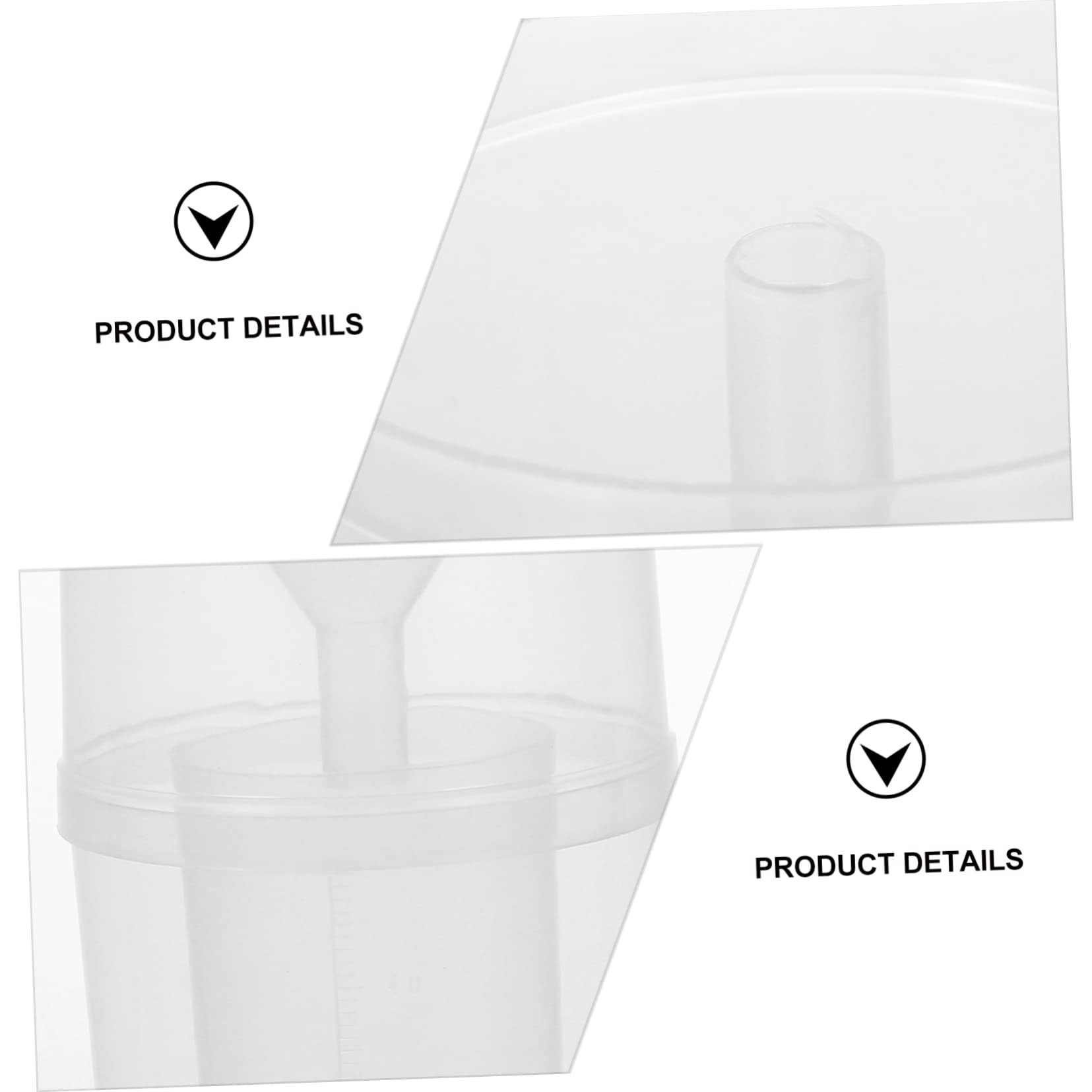 GALPADA Garden Yard Rain Gauge Easy-Read Plastic Rain Gauge Quick Install for Weather Watchers