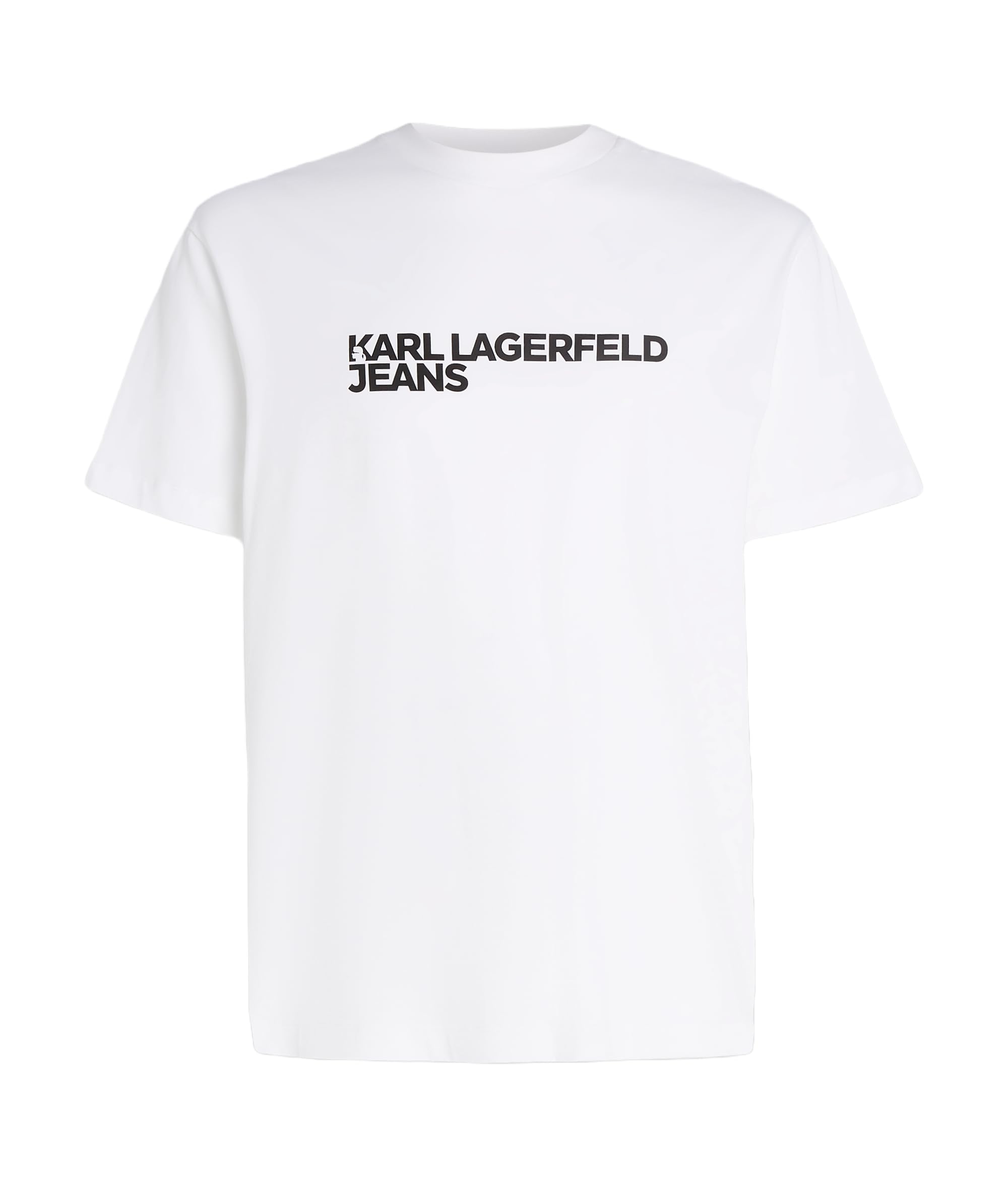 Karl Lagerfeld Jeans Men Regular Short Sleeve T-Shirt White M