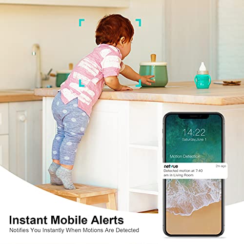 NETVUE Full HD 1080P Telecamera wi-fi Interno