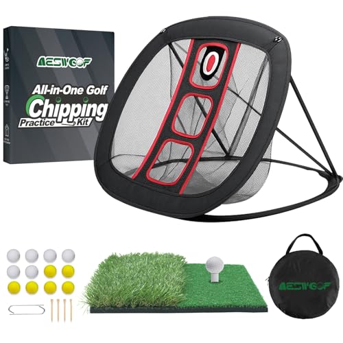 Golf Chipping Net Set with...