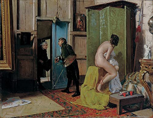 Toile le mauvais moment Eduardo Zamacois pour habiller un grand mur vide de 60x90cm