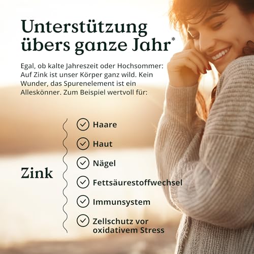 NATURE LOVE® Zink - 365 Tabletten (1 Jahr) - Hochdosiert (25mg): Zink-Bisglycinat - Hoch bioverfügbares Zinc - vegan, laborgeprüft, in Deutschland entwickelt 3