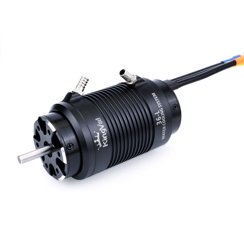 KingVal Replacement 3680 1500KV Brushless Motor Shaft Diameter 5mm with Water Cooling Jacket Unit Compatible with RC Boat