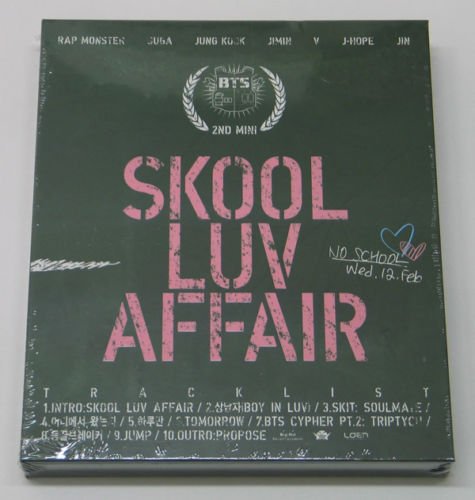 Skool Luv Affair mini-album CD avec livre photo K-pop et photocards exclusives de collection