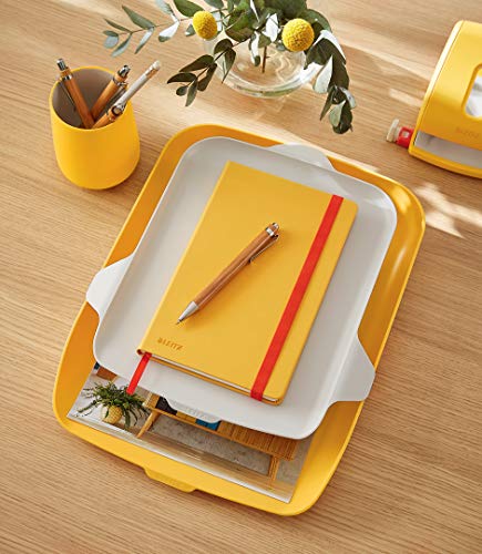 Leitz A4 Brievenbak Met Bureau Organiser, Cosy Range, Warm Geel, 52590019 - Afbeelding 4