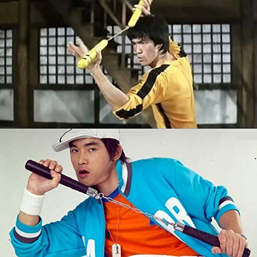 image for MARCOLO Training Equipment Safety Foam Martial Art Sticks with Swivel 