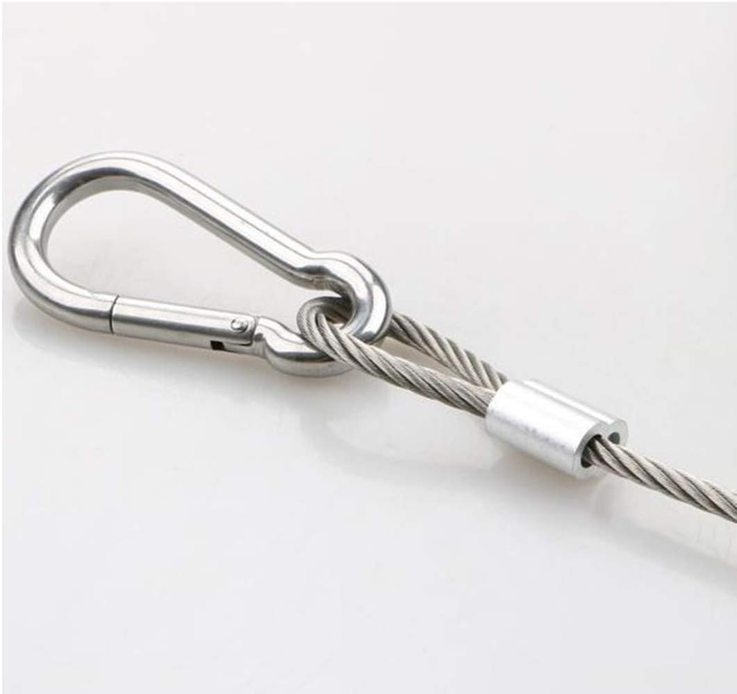 CertBuy 10 Pack 4 Inch Spring Snap Hook Stainless Steel 304 Carabiner Clips Heavy Duty Quick Link Hook for Outdoor Camping Hiking Hammock Swing (M10 x 100 mm) - Image 5