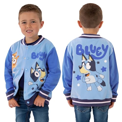 Bluey Jacket, Long Sleeve Boys Jacket, Cotton Bomber Jackets For Boys2