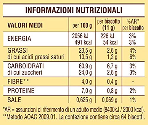 Miniatura 4 de Mulino Bianco "ABBRACCI Shortbread con crema y cacao12.34oz (350g, 2unidades) Importación italiano