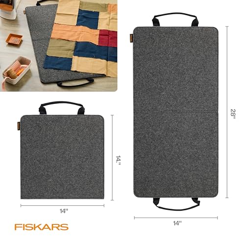 Fiskars 14" x 28" Folding Wool Pressing Mat, Portable Ironing Surface - image 6