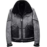 veste matelassée effet cuir femme Choix de couleurs: La veste en peau de mouton et fourrure d'agneau B3 pour hommes est disponible dans une variété de couleurs pour convenir à tous les goûts et styles. Choisissez la couleur qui correspond le mieux à votre personnalité et à votre style.