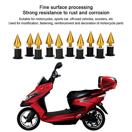 Image of Wind Screen Spike,Windshield M5 Screws Nuts Fit for Motorcycle Modification, golden, default