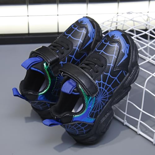 Children's Spider Web Sneakers – Lightweight Lace-Up Walking Shoes with Anti-Slip Sole, Streetwear Design, and Outdoor Comfort3