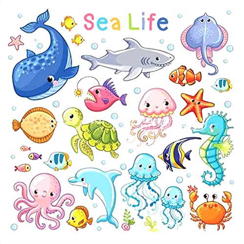 ECMQS Plantillas de troquelado de animales marinos para álbumes de recortes, papel fotográfico, tarjetas, manualidades Cover