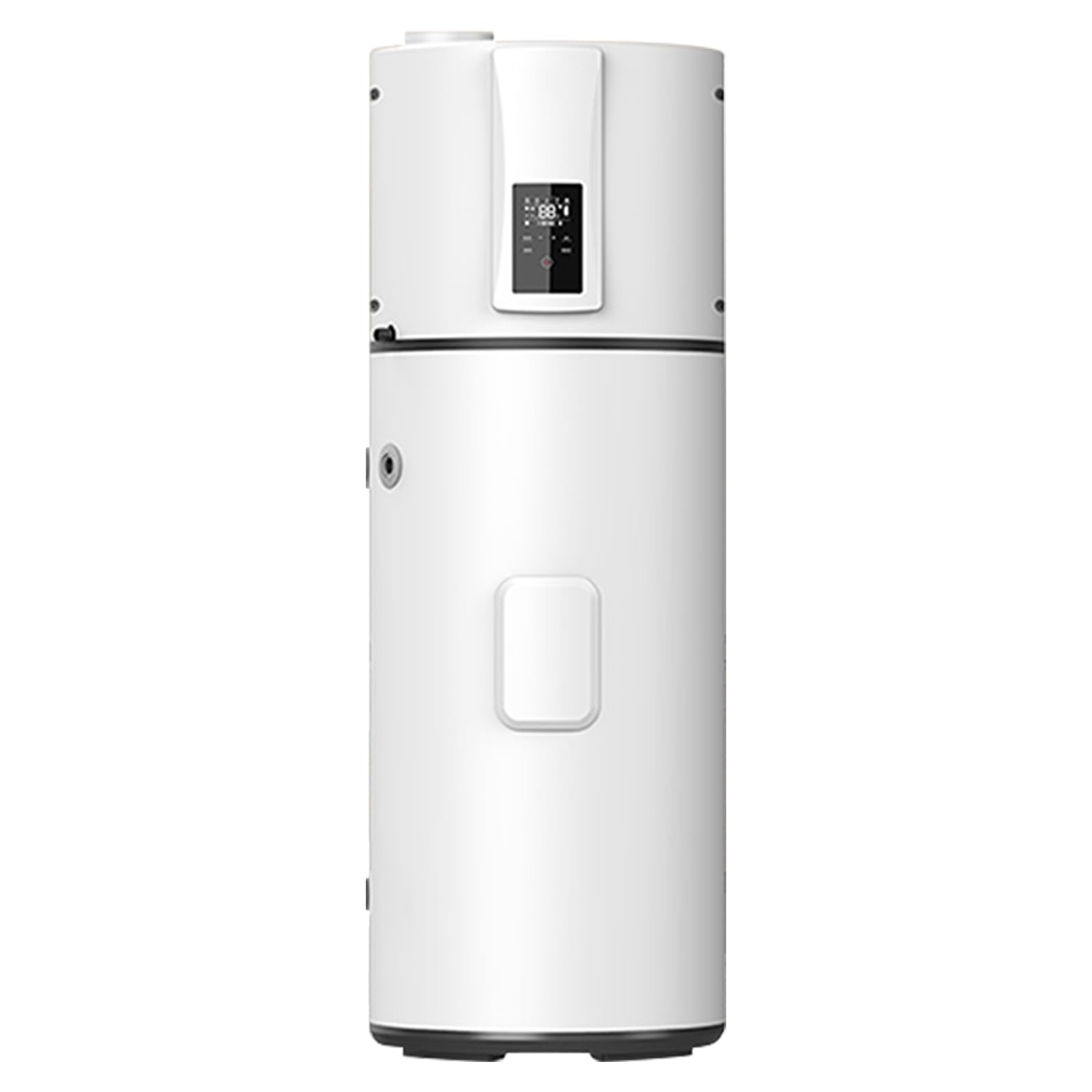 Pompa di calore verticale 240 L, R290 Pompa di calore ad aria per ville, alberghi, case vacanze, commerciali ed esterni, silenziosa 50 dB, riscaldamento rapido a 75 °C, WiFi, compatibile con solare