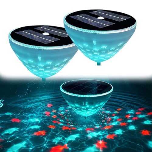 Luz solar flotante decorativa para jardín, fiestas nocturnas y piscinas