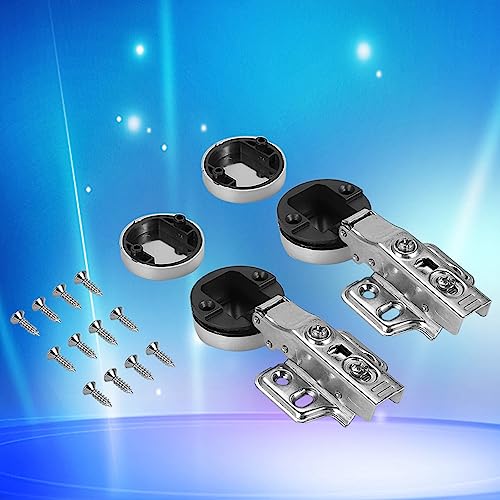 TOPINCN Hidden Kitchen Cabinet Hinges Surface Mount Face Frame Hinge 10 Pcs Type Cabinet Cupboard Wardrobe Door Furniture Corner Folded Hinge - Image 2