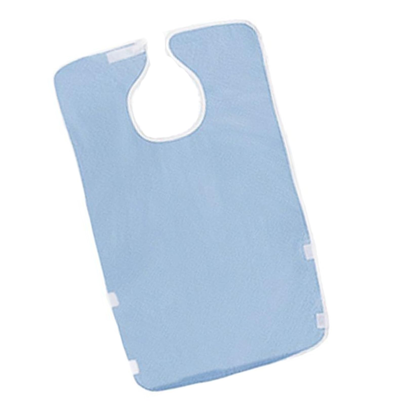 Hrtyvhin Unisex Sky Blue Adult Bibs Reusable Washable Saliva Towel Elderly Clothing Protectors For Elderly Seniors And Disabled Nursing Home Apron