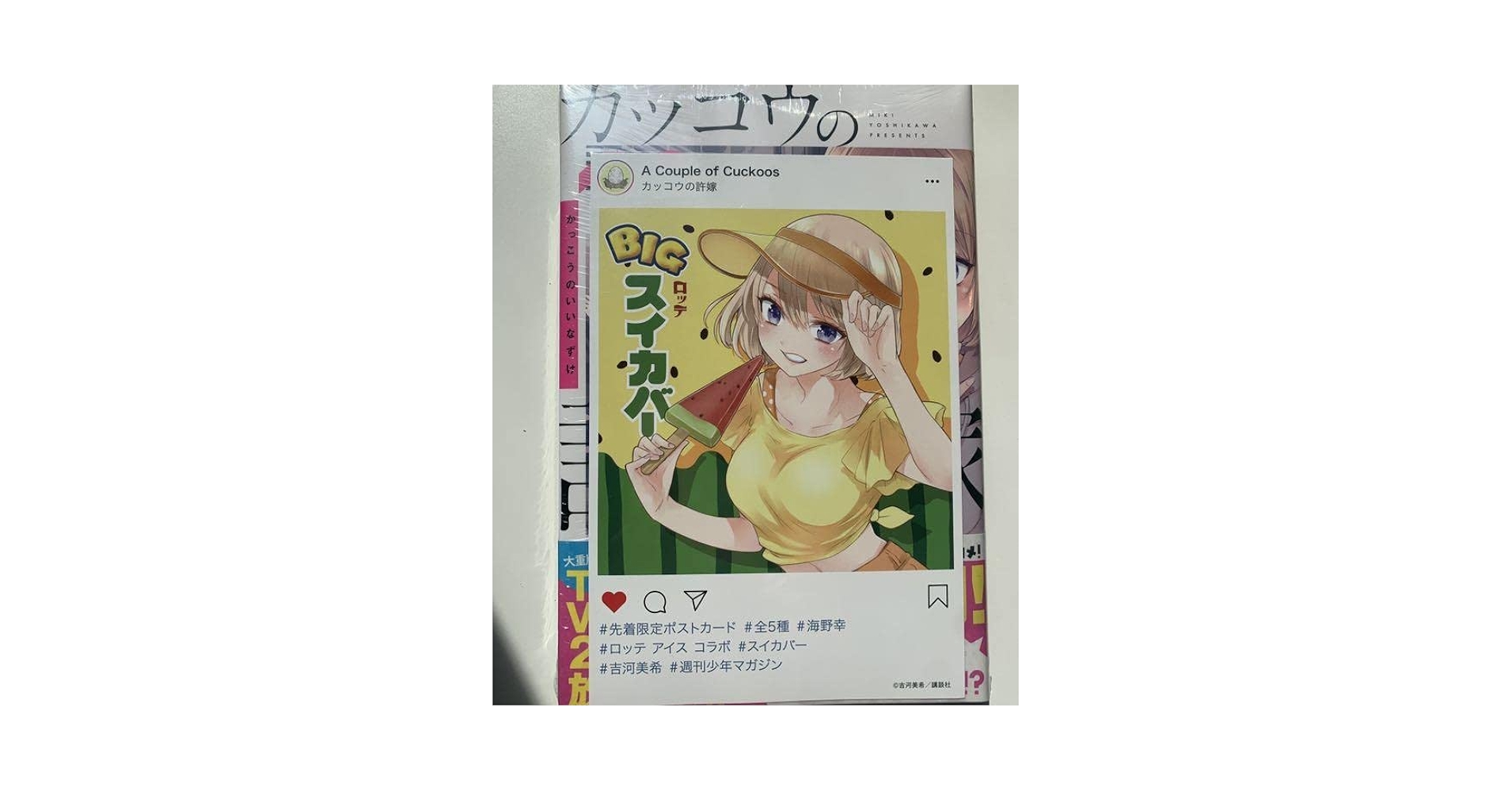 Amazon.co.jp: カッコウの許嫁 13巻 購入特典 スイカバー ポスト