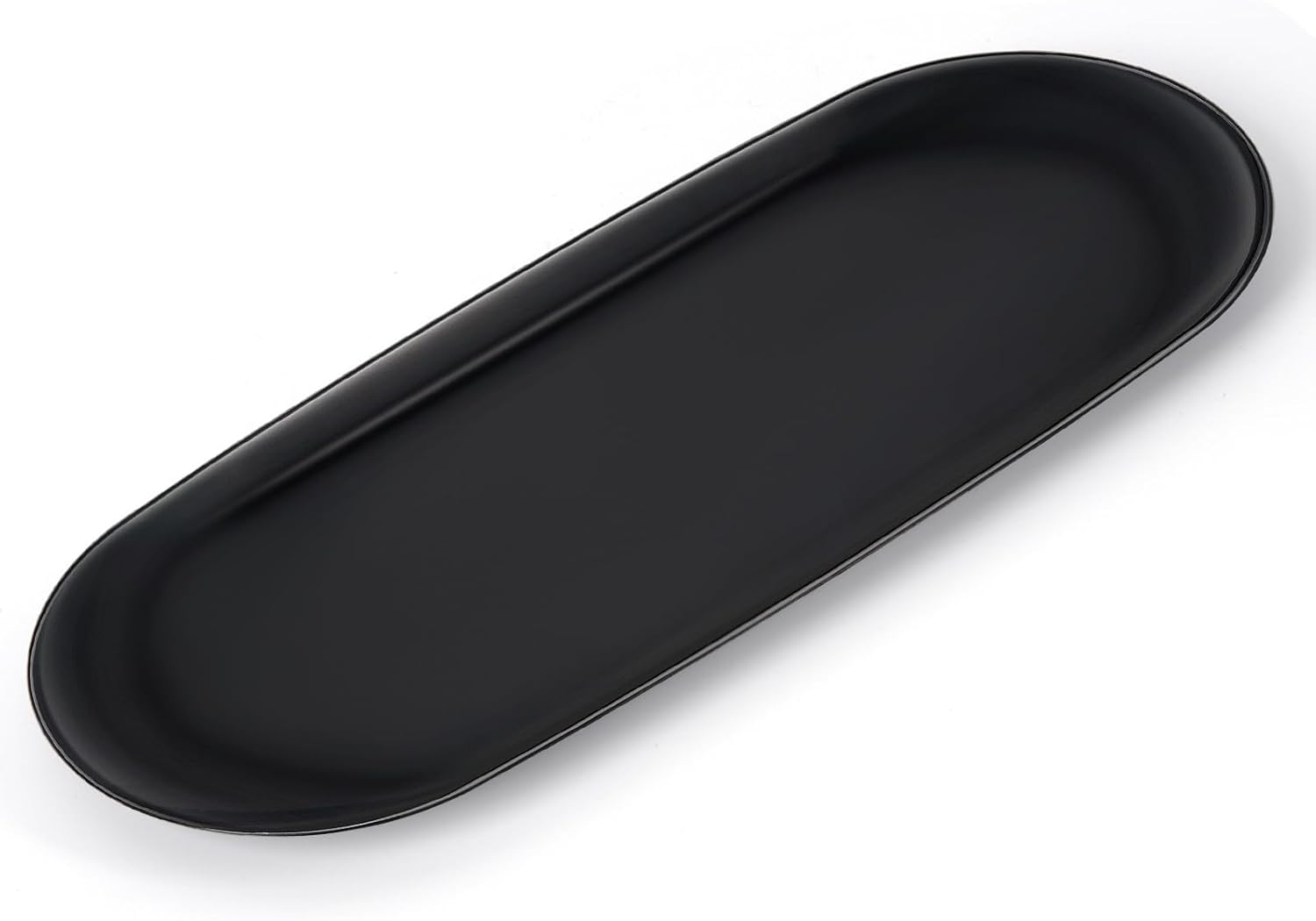 Candle Trimmer Tray, Candle Accessories Candle Wick Trimmer Tray Plate Black, Candle Holder Tray(9.05 x 3.74 x 0.39 inch)