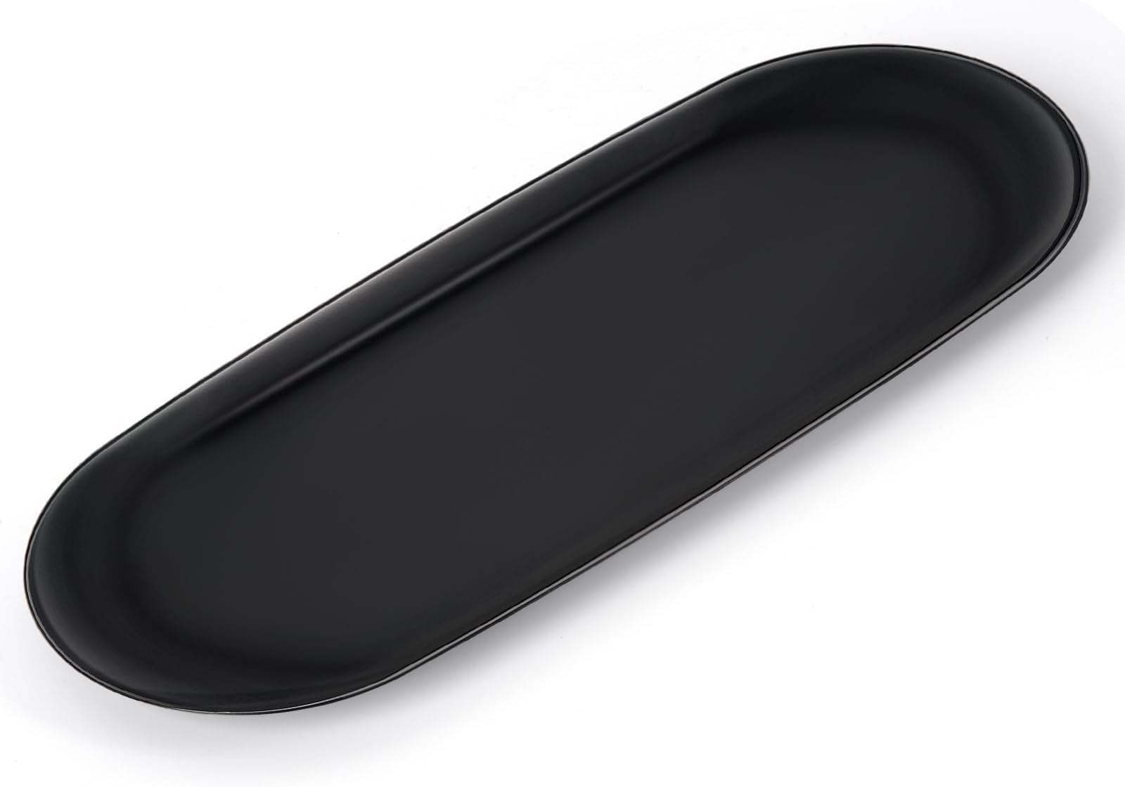 Candle Trimmer Tray, Candle Accessories Candle Wick Trimmer Tray Plate Black, Candle Holder Tray(9.05 x 3.74 x 0.39 inch)