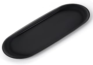 Candle Trimmer Tray, Candle Accessories Candle Wick Trimmer Tray Plate Black, Candle Holder Tray(9.05 x 3.74 x 0.39 inch)