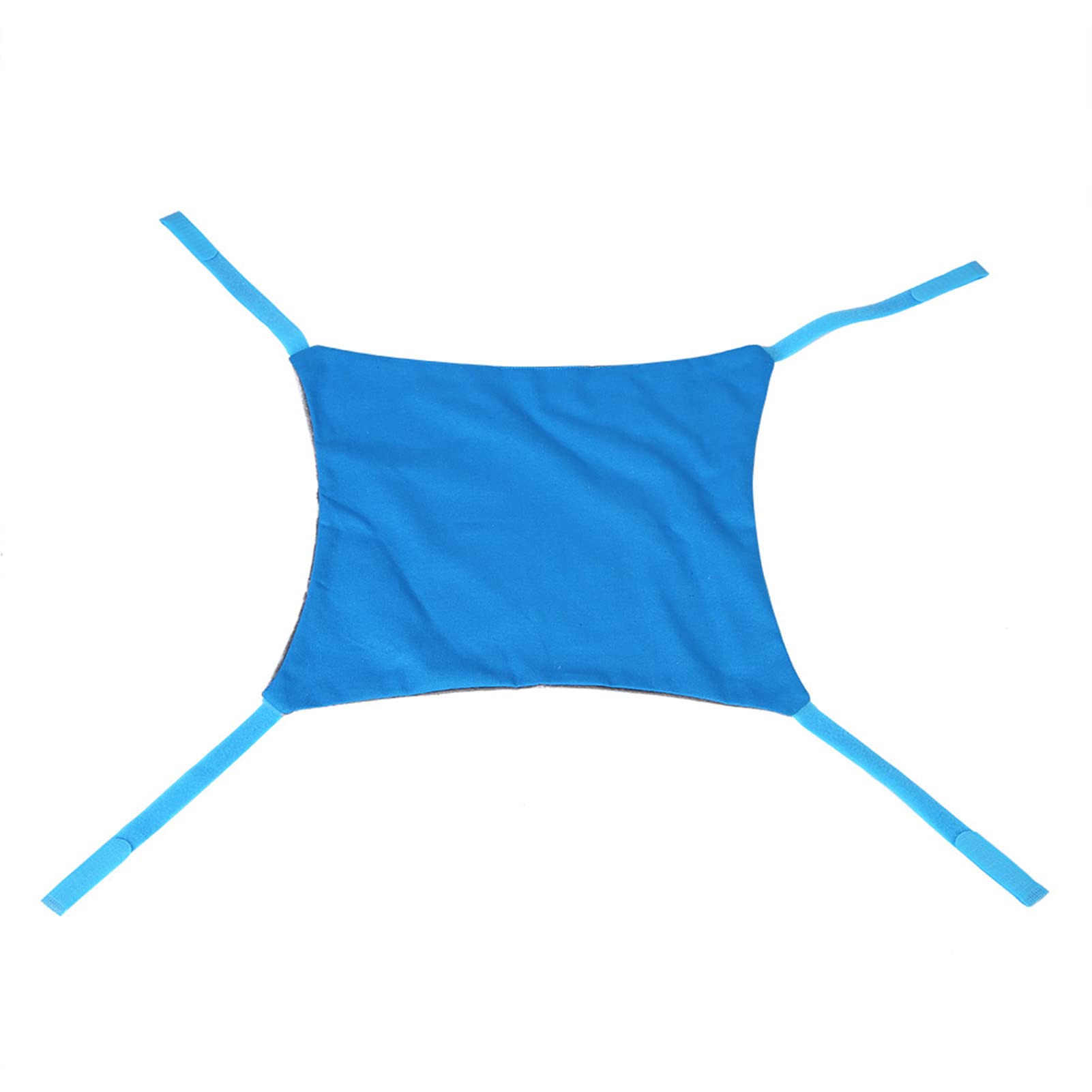 Hamac Suspendu Réversible pour Chat, Lit Suspendu Doux Et Respirant pour Animaux De Compagnie, Hamacs De Table Doux sous la Chaise, Tapis De Lit Suspendu pour Chiot, Chien, Cochon(L-Bleu)
