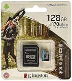 Kingston technology canvas go plus memoria flash 128 GB microsd clase 10 uhs-i