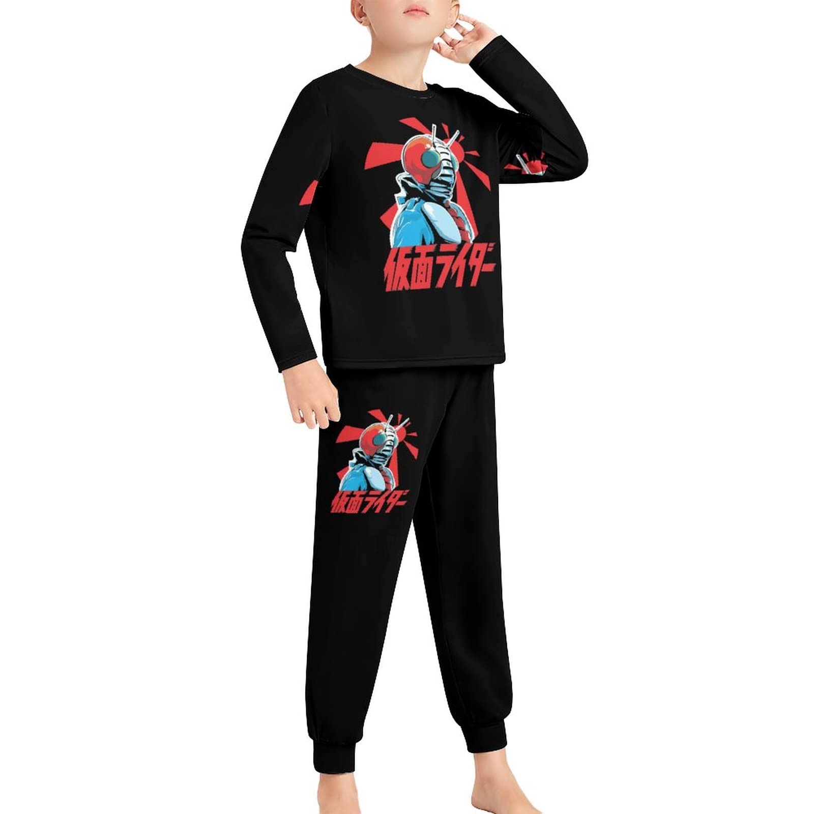 Amazon.co.jp: 仮面ライダー 子供 パジャマ 長袖 Tシャツ 長ズボン 